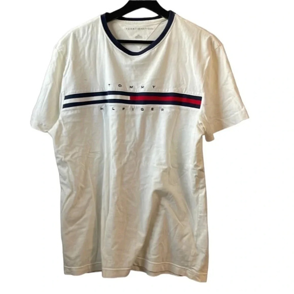 Tommy Hilfiger men's size large white t-shirt - Picture 1 of 5